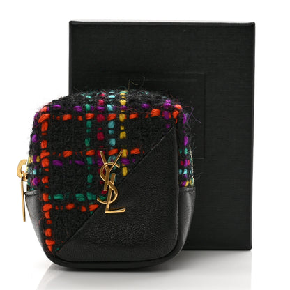 Saint Laurent Boucle Jaime Cube Charm Keychain Black Multicolor 7 of 7