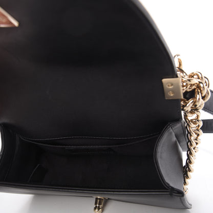 Chanel Lambskin Chevron Quilted Small Boy Flap Black 5 of 10