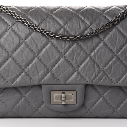 Chanel Aged Calfskin Quilted 2.55 Reissue 227 Flap Grey 10 of 10
