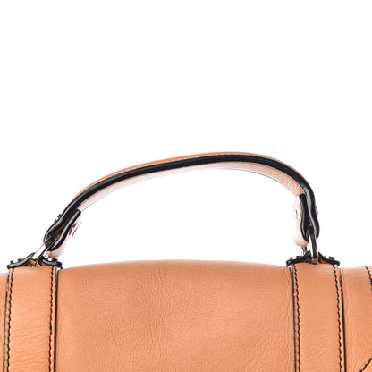 Proenza Schouler Grained Calfskin Medium Contrast Stitch PS1 Satchel Amber Orange 12 of 17
