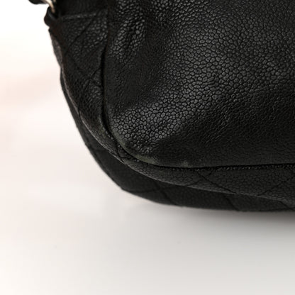 Chanel Glazed Caviar Small Pocket In The City Shoulder Bag Black 15 of 16