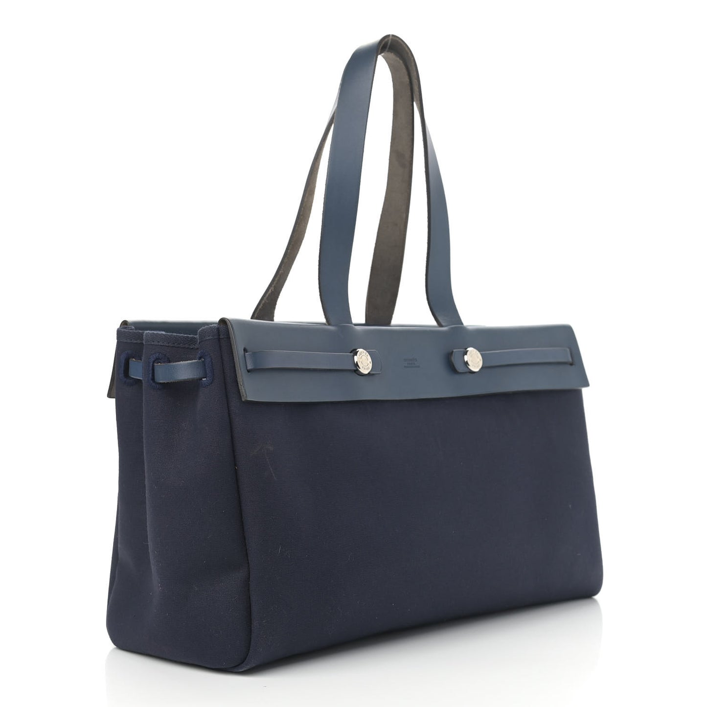 Toile Vache Hunter Herbag Cabas MM Bleu Marine