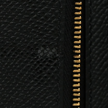 Hermes Epsom Bearn Gusset Wallet Black 8 of 9
