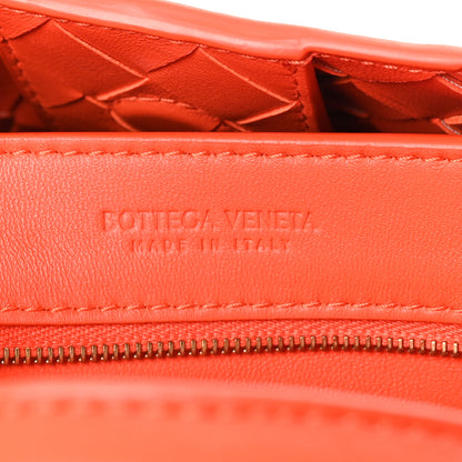 Bottega Veneta Nappa Intrecciato Small Andiamo With Chain Shoulder Bag Orange 6 of 8