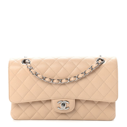 Chanel Caviar Quilted Medium Double Flap Beige Clair 1 of 9