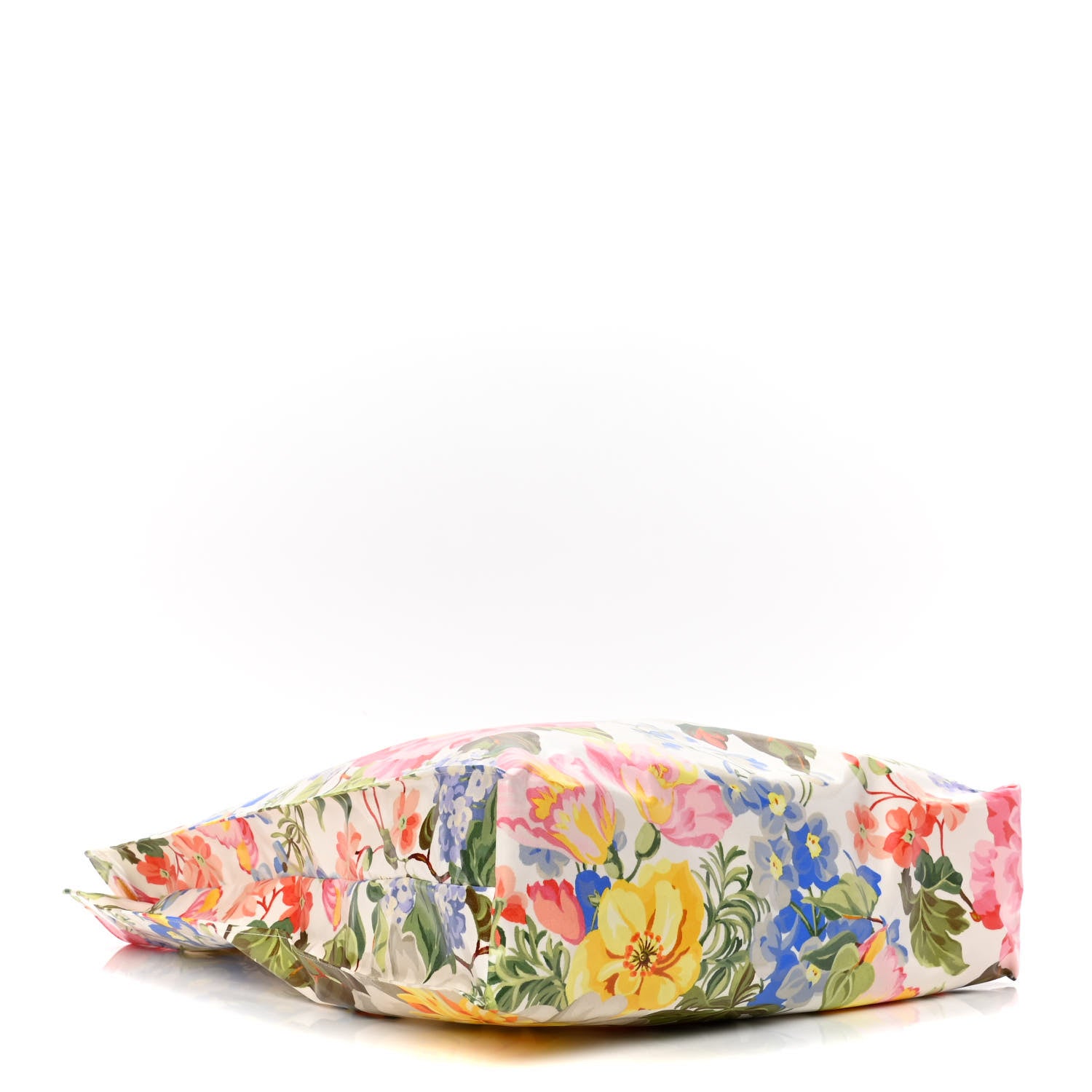 Gucci Patent Canvas Frame Logo Floral Print Vertical Tote Multicolor 3 of 4