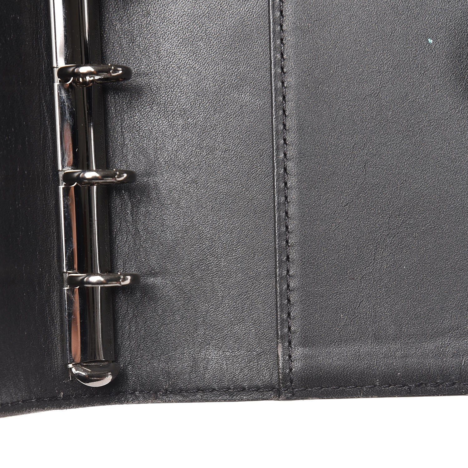 Louis Vuitton Mat Monogram Small Ring Agenda Cover Black 8 of 11