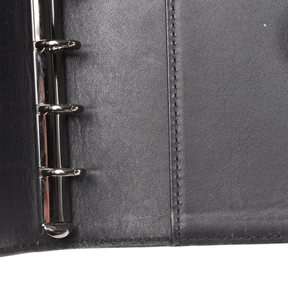 Louis Vuitton Mat Monogram Small Ring Agenda Cover Black 8 of 11