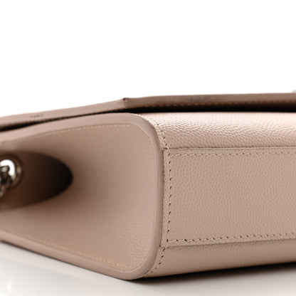 Saint Laurent Grain De Poudre Medium Monogram Kate Satchel Marble Pink 9 of 11