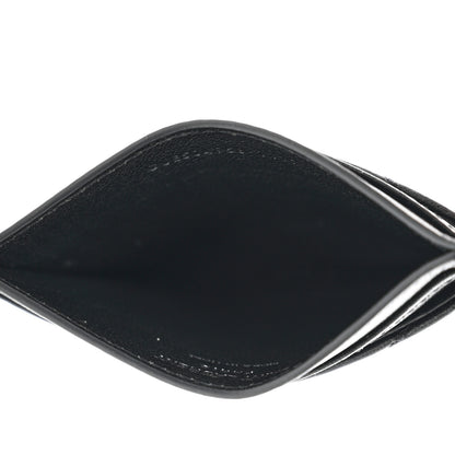 Saint Laurent Calfskin Y Quilted Monogram LouLou Credit Card Case Black 5 of 7