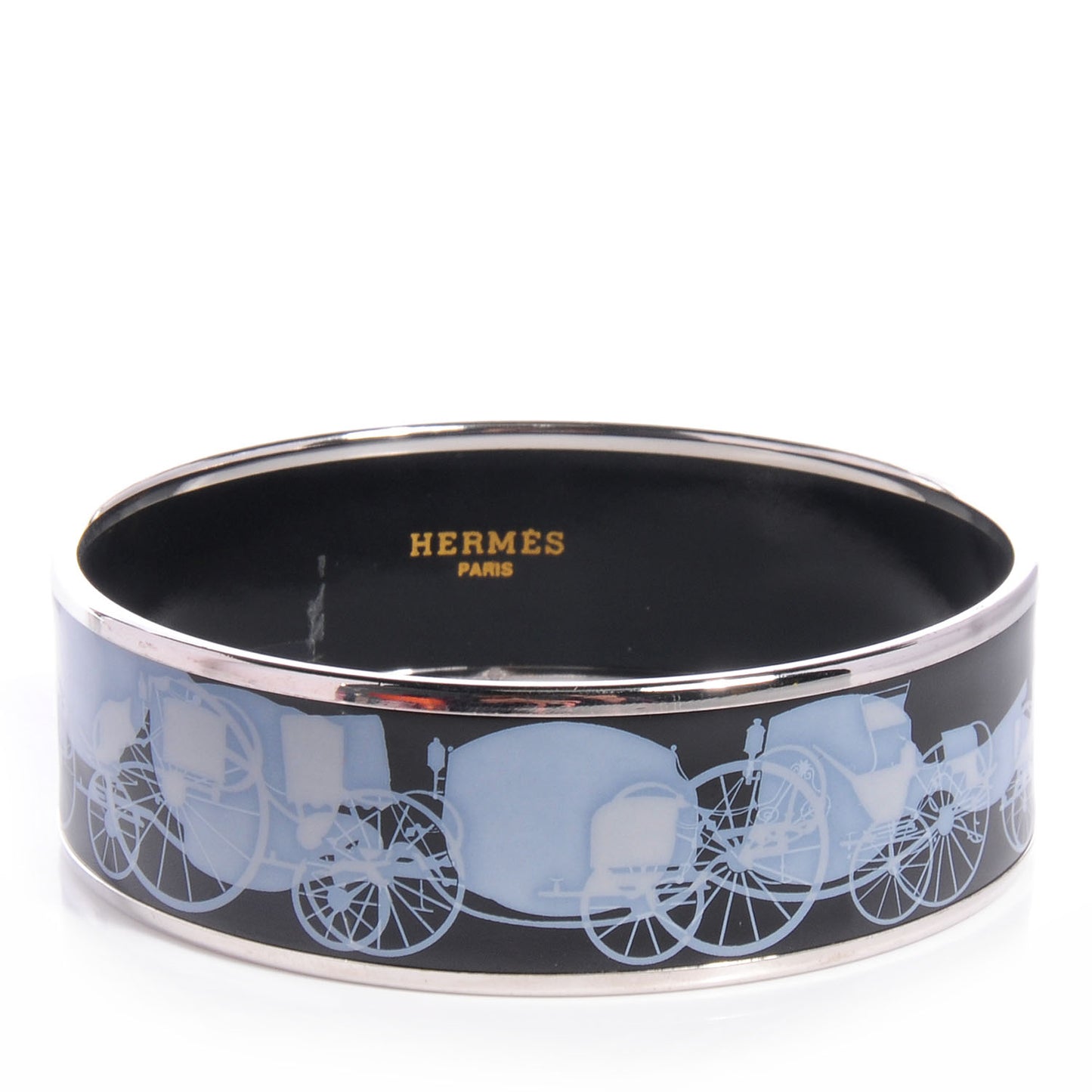 Enamel Printed Carriage Wide Bracelet 70