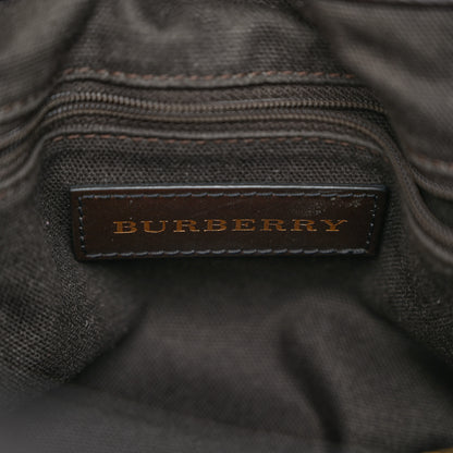Burberry Haymarket Check Medium Golderton Tote Chocolate 7 of 11