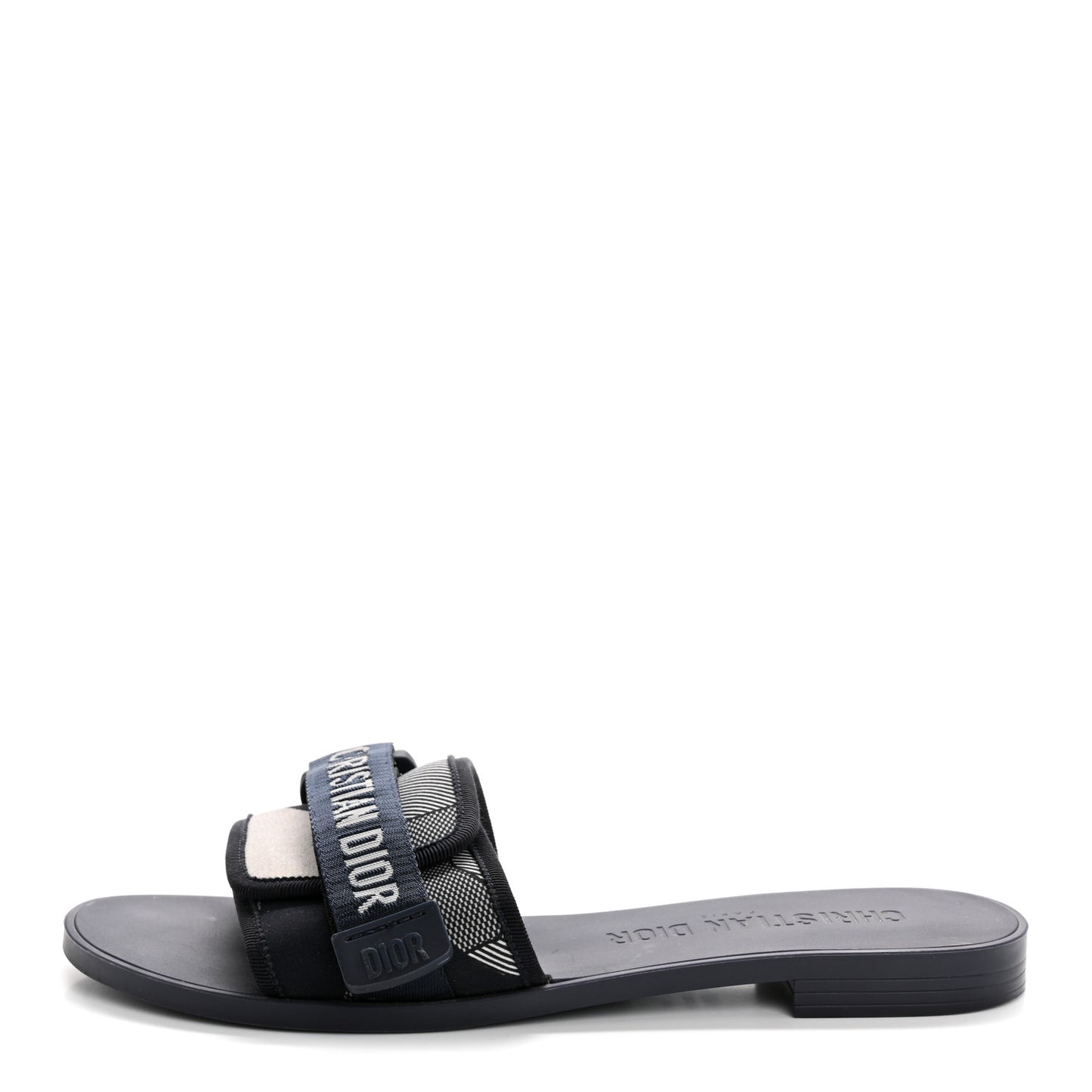 Technical Stretch Fabric Camouflage Dio(r)evolution Slide Sandals 41 Deep Blue