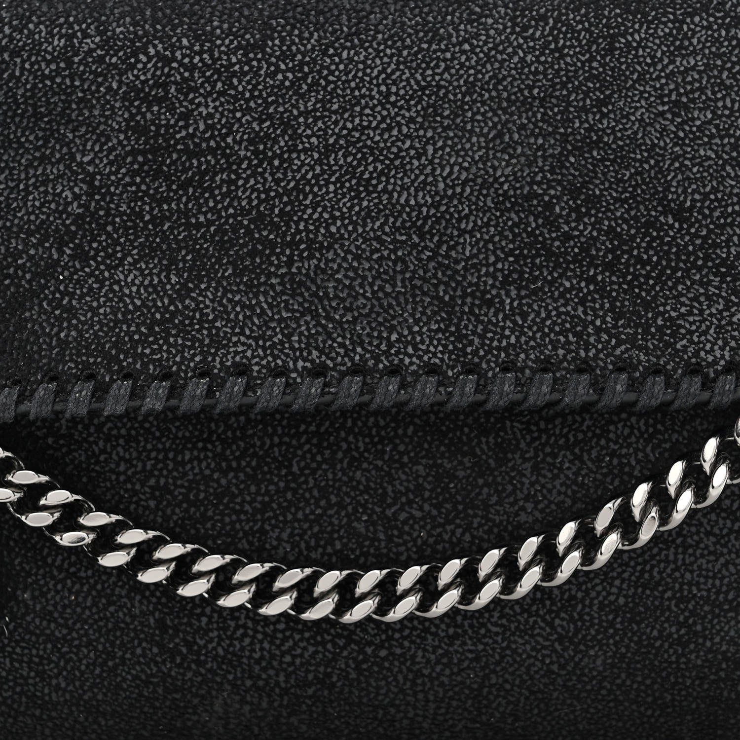 Stella McCartney Shaggy Deer Falabella Mini Crossbody Bag Black 9 of 11