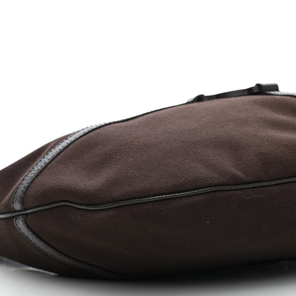 Gucci Canvas GG Reins Hobo Brown Black 8 of 9