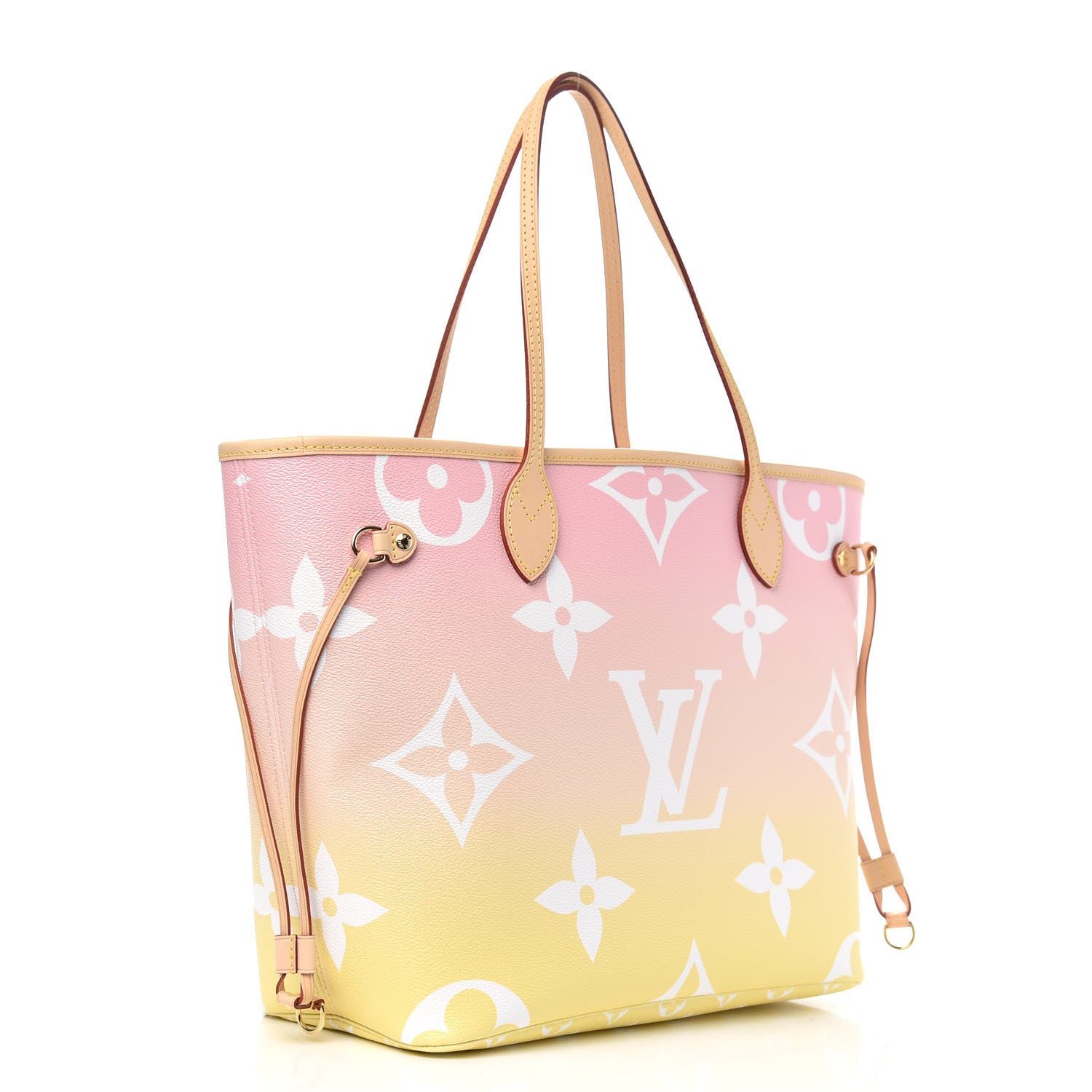 Louis Vuitton Monogram Giant By The Pool Neverfull MM Light Pink 3 of 9