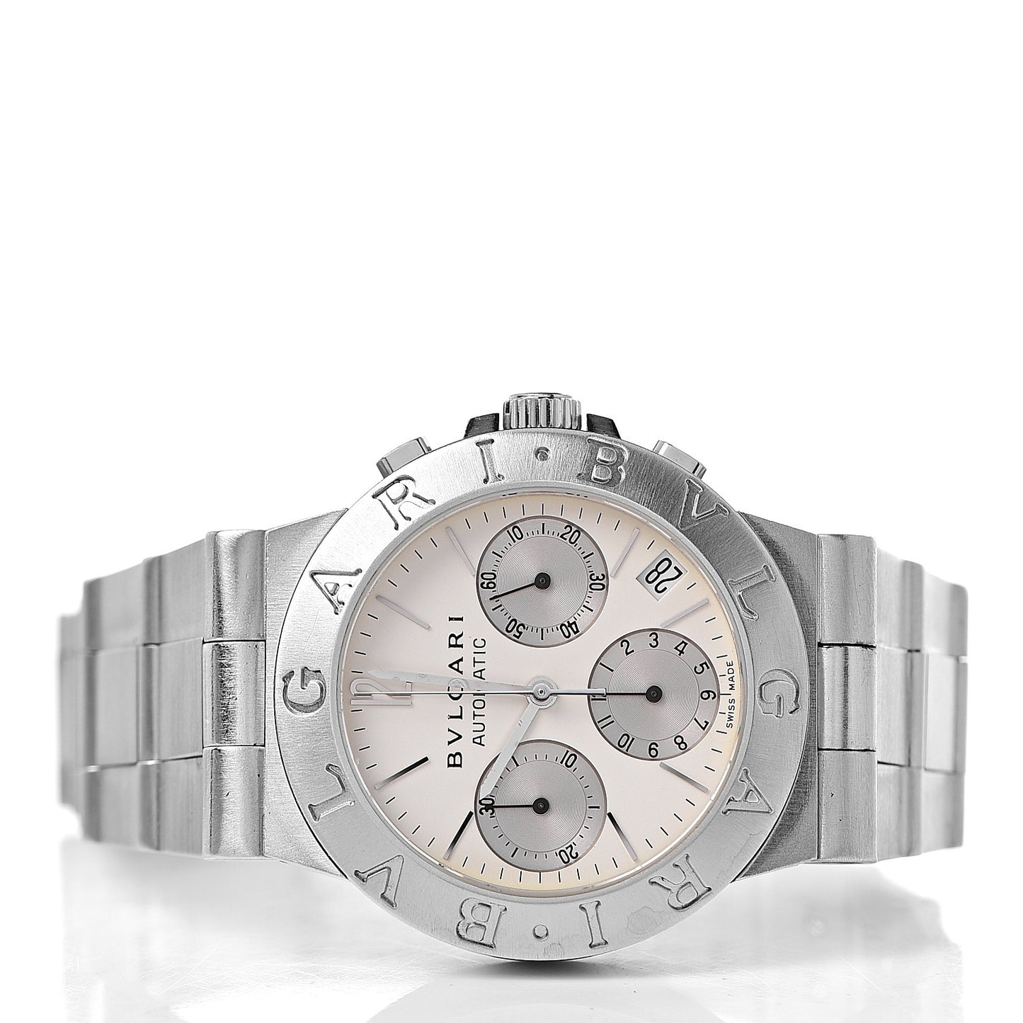 Stainless Steel 35mm Diagono Chronograph Automatic Watch