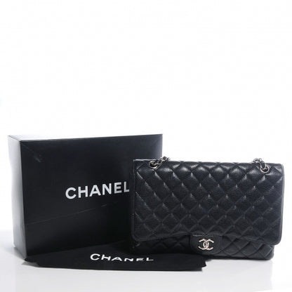 Chanel Caviar Maxi Single Flap Black 5 of 12
