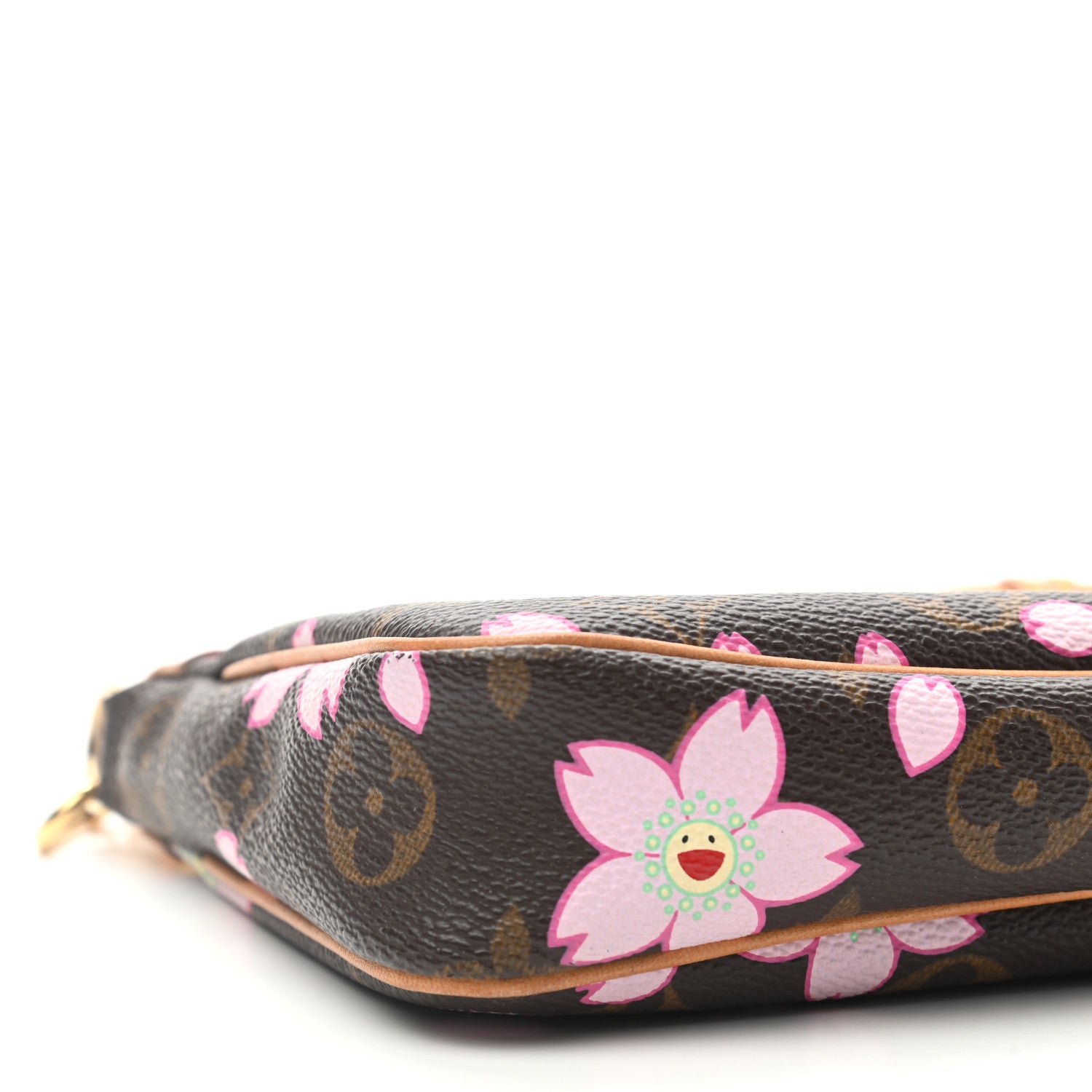 Louis Vuitton Monogram Cherry Blossom Pochette Accessories Brown 5 of 9