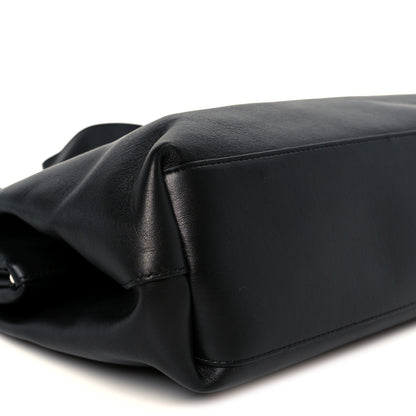 Bottega Veneta Calfskin Medium The Point Triangle Bag Black 8 of 9