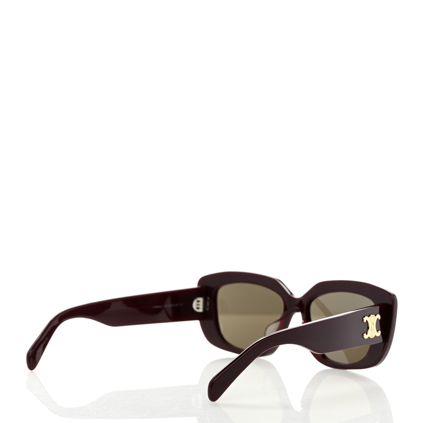 Acetate Triomphe Sunglasses CL40216U Burgundy