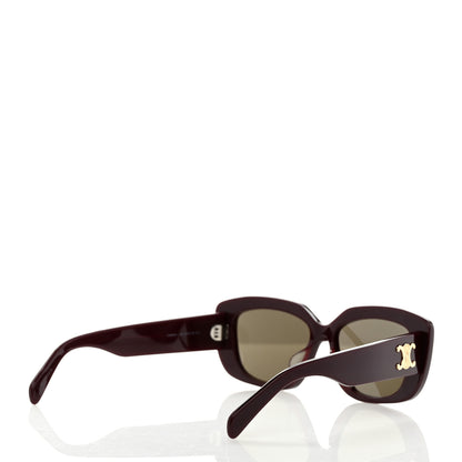 Celine Acetate Triomphe Sunglasses CL40216U Burgundy 4 of 7