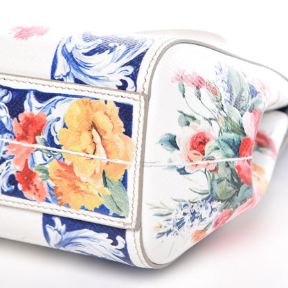 Dolce & Gabbana Dauphine Majolica Print Small Miss Sicily Satchel Multi 8 of 9