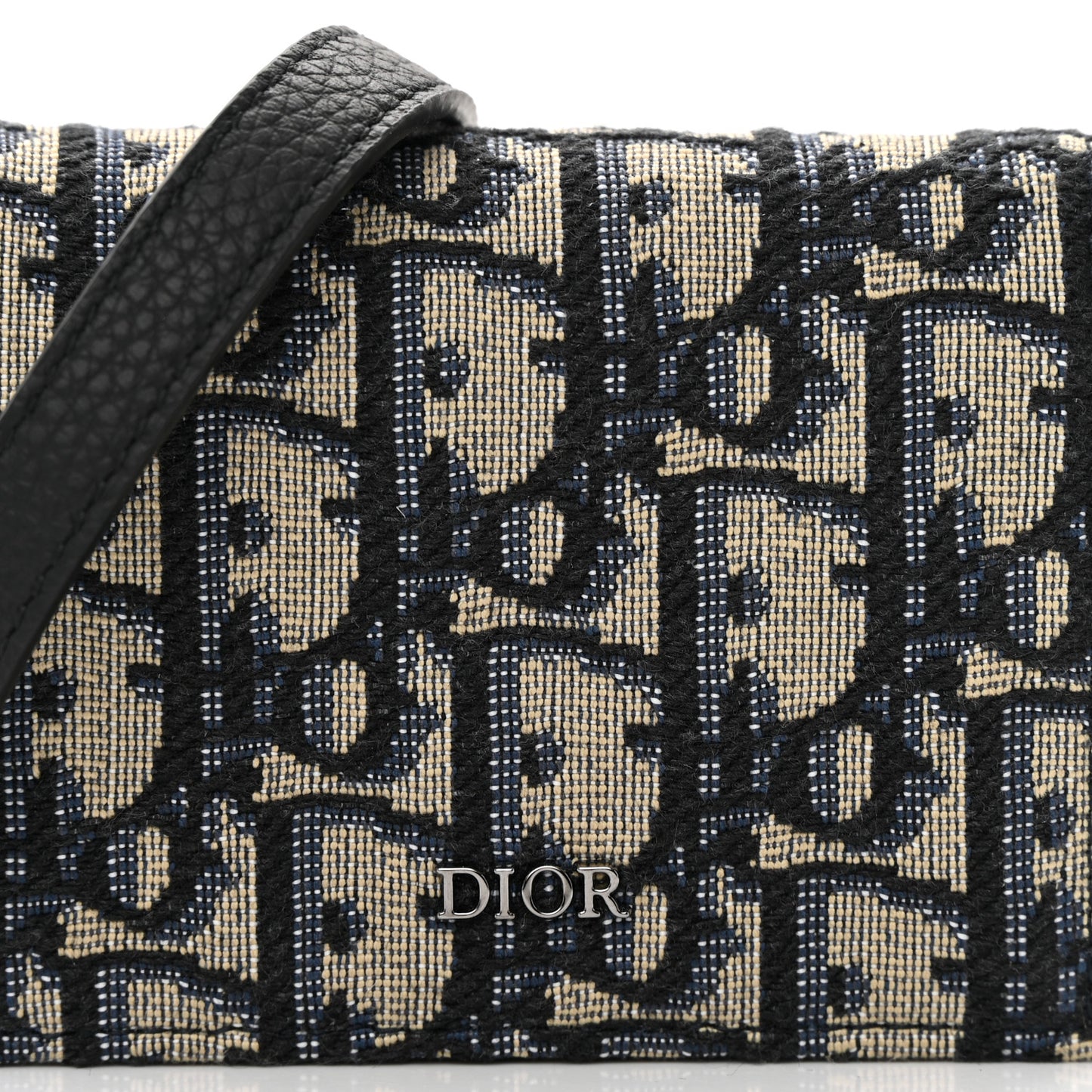 Oblique Nano Strap Pouch Blue