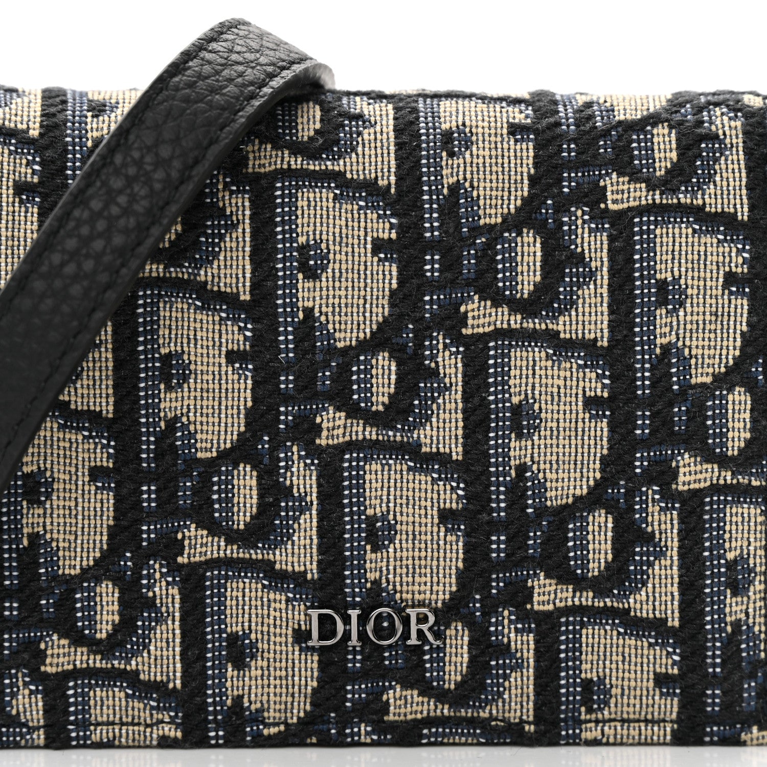 Christian Dior Oblique Nano Strap Pouch Blue 8 of 11