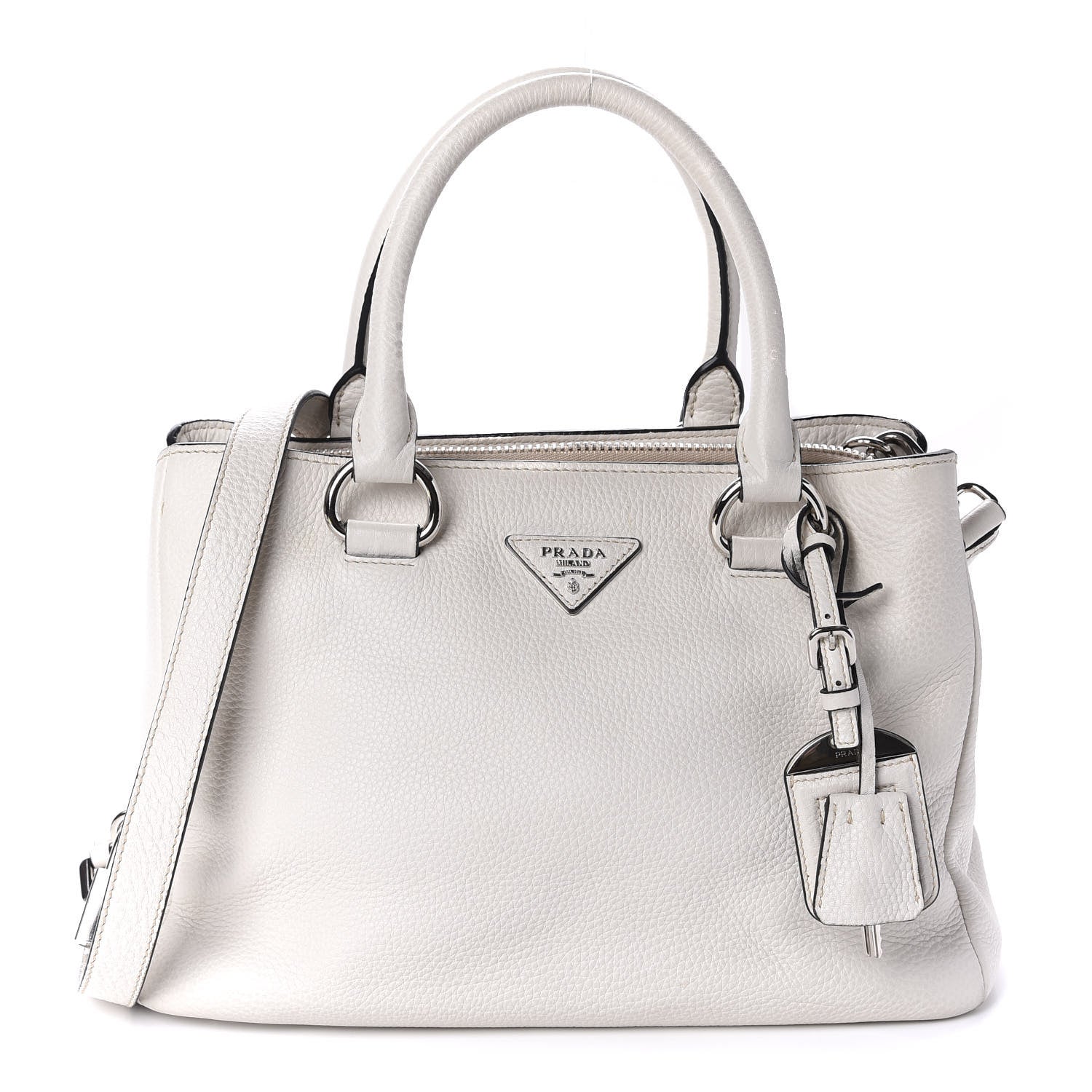 Prada Vitello Daino Tote Talco 1 of 11