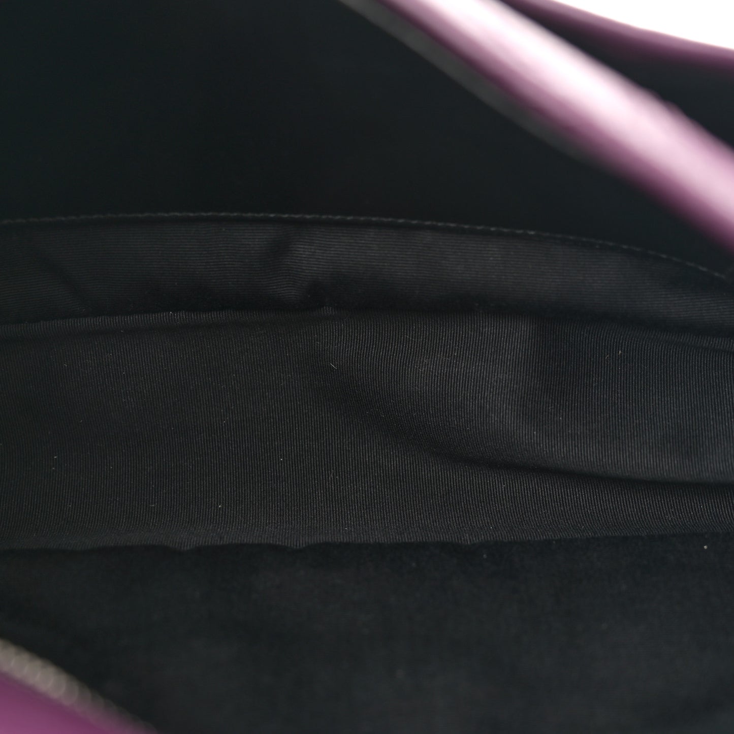 Crinkled Calfskin Matelasse Monogram Medium Niki Chain Satchel Plum