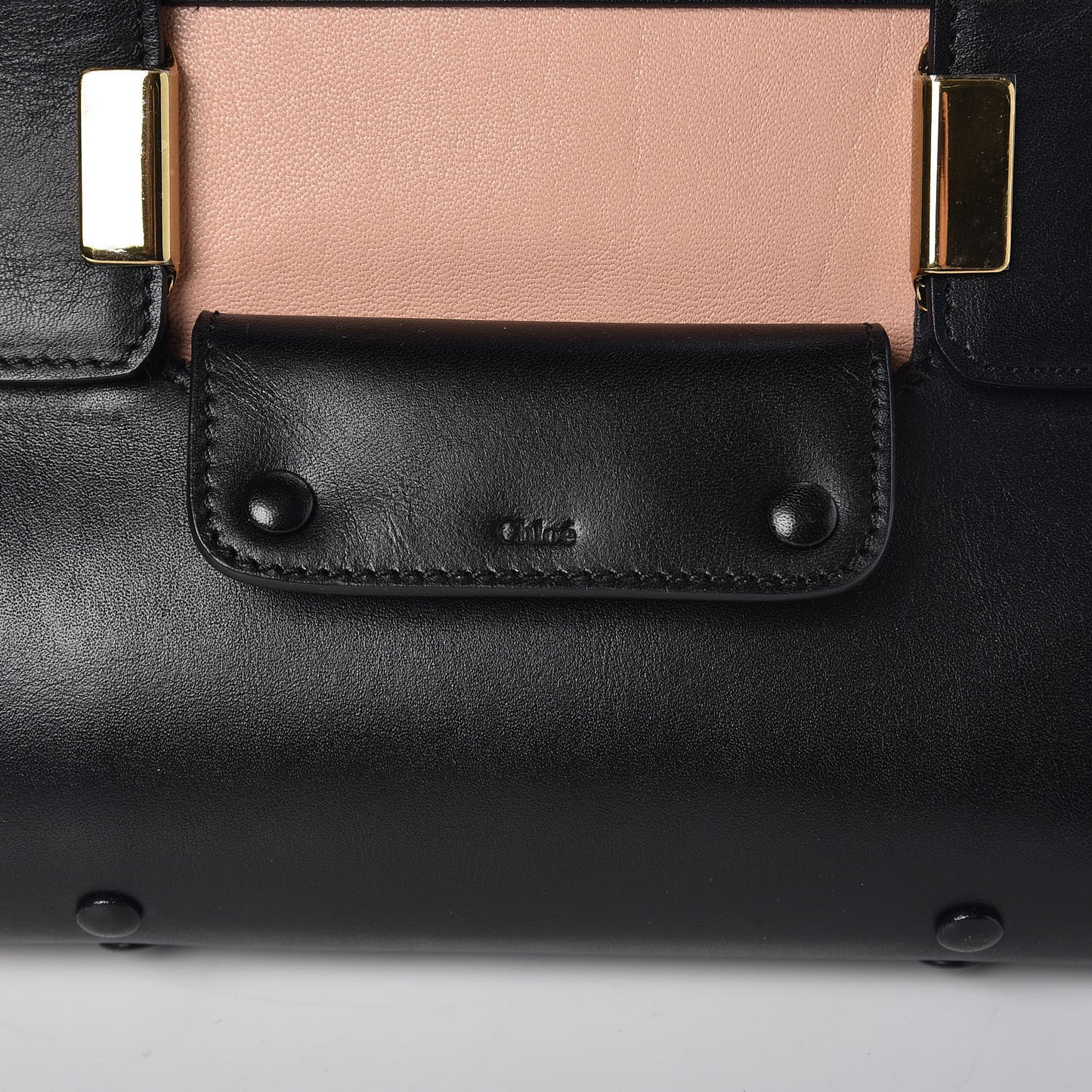 Calfskin Mini Alice Satchel Anemone Pink Black