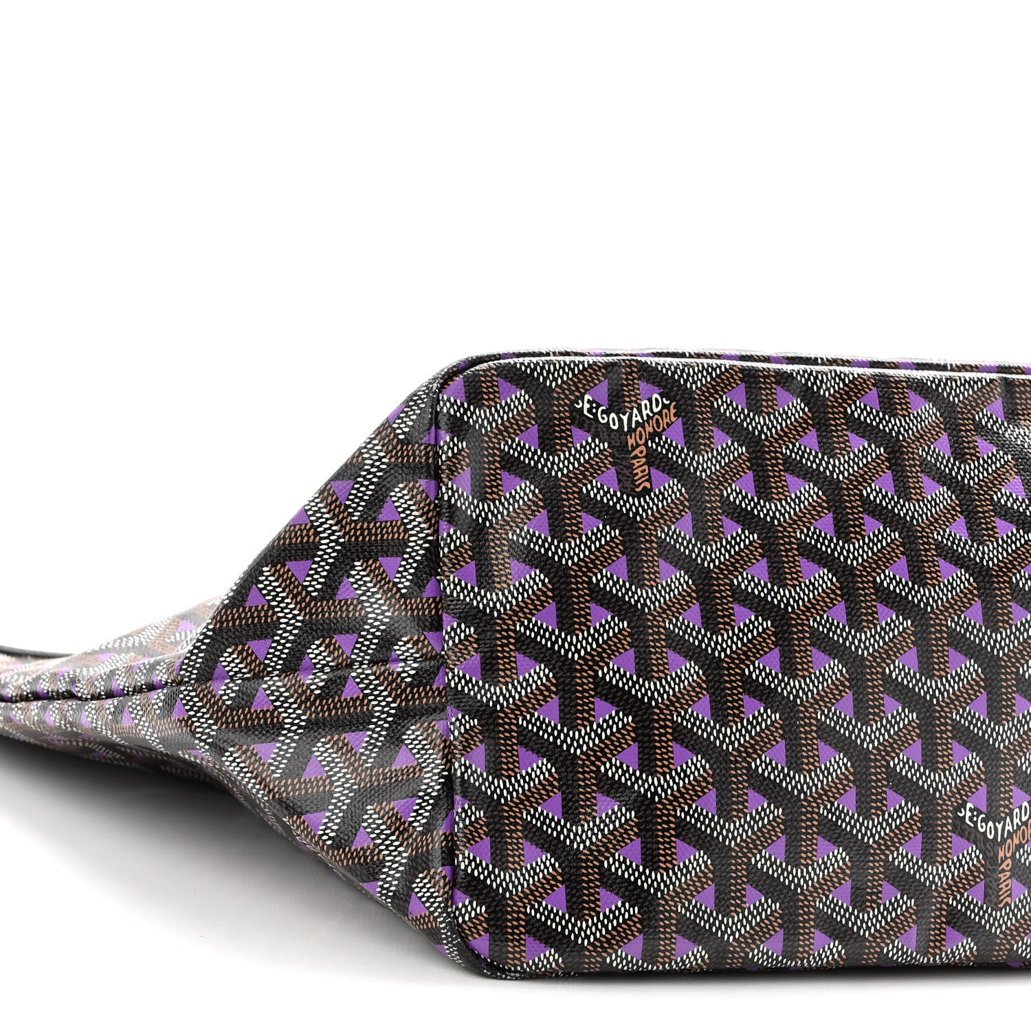 Goyard Goyardine Saint Louis Claire Voie PM Black Violet 9 of 10