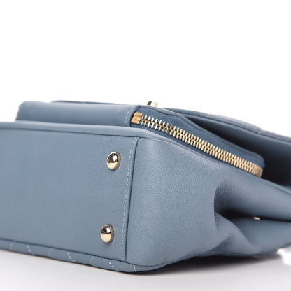 Chanel Caviar Quilted Mini Business Affinity Flap Light Blue 7 of 12