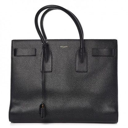 Saint Laurent Grained Calfskin Large Sac De Jour Carryall Black 1 of 19