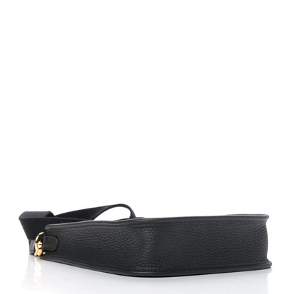 Hermes Taurillon Clemence Evelyne TPM Black 3 of 4