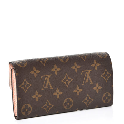 Louis Vuitton Monogram Emilie Wallet Rose Nacre 3 of 8