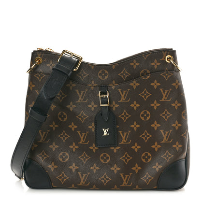 Louis Vuitton Monogram Odeon MM Black 1 of 9