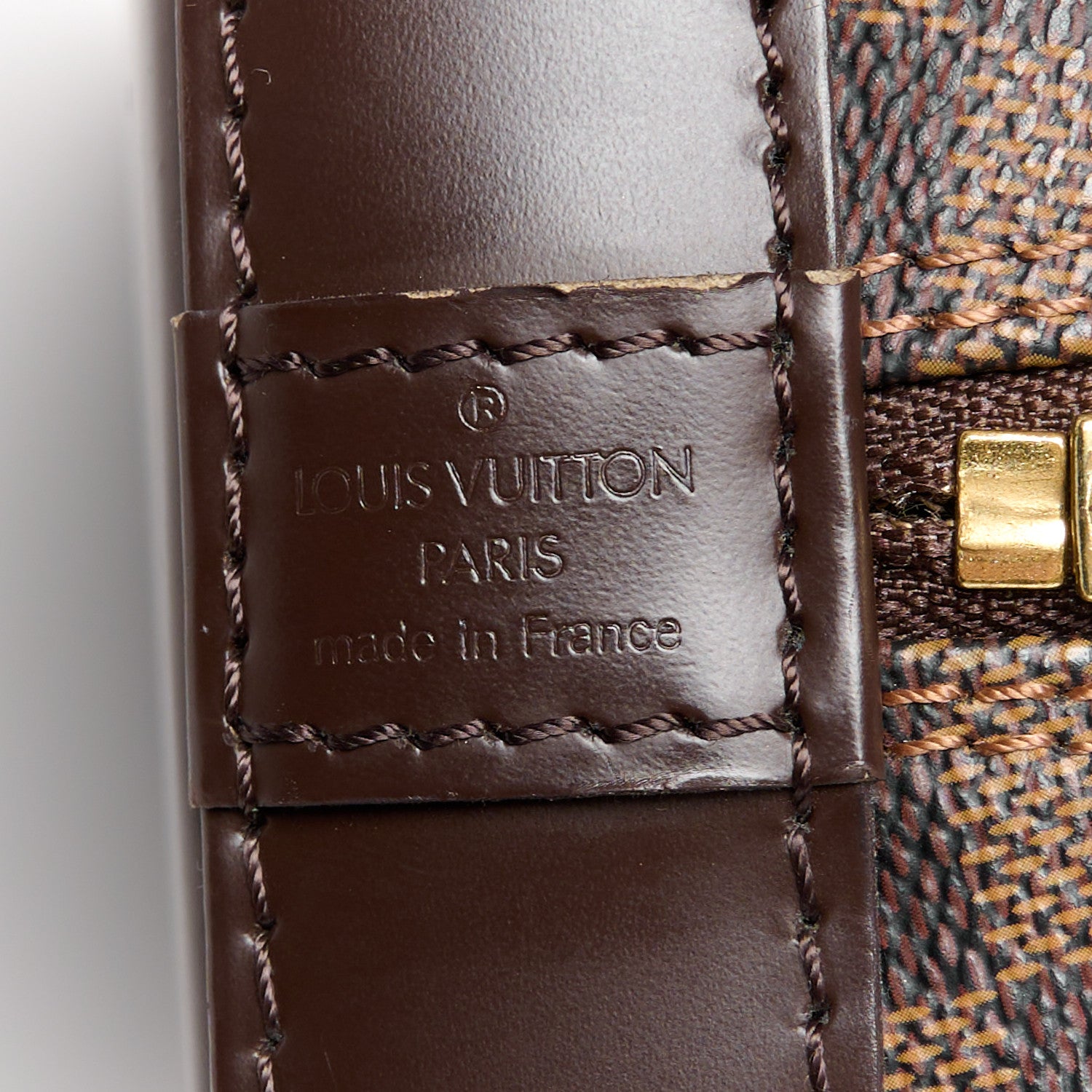 Louis Vuitton Damier Ebene Alma PM 6 of 10