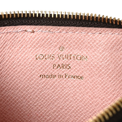Louis Vuitton Damier Ebene Recto Verso Card Holder Rose Ballerine 7 of 8