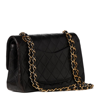 Chanel Lambskin Quilted Small Double Flap Dark Brown 2 of 5