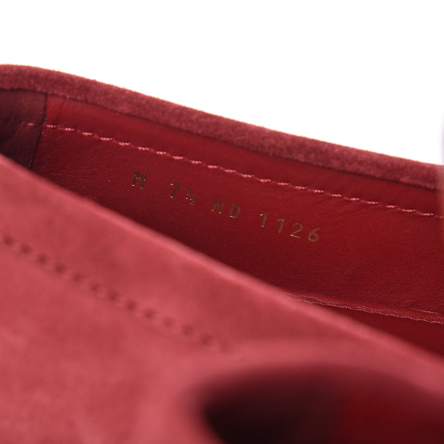 Suede Mens Lombok Mocassin Loafers 7.5 Red