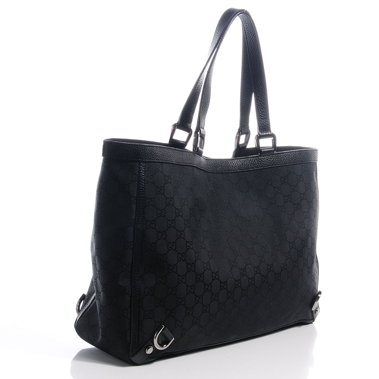 Monogram Large Abbey Tote Black