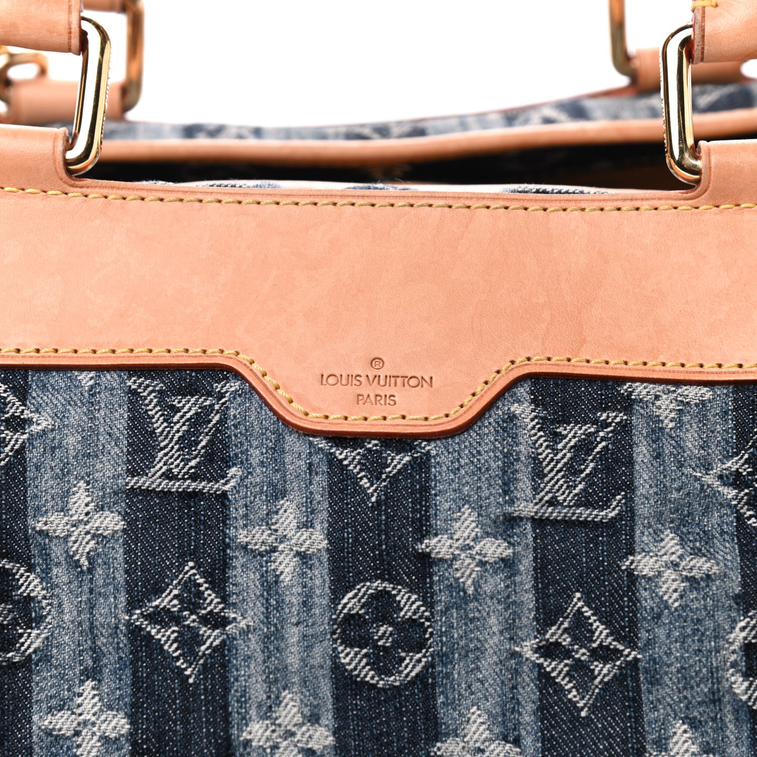 Louis Vuitton Denim Raye Cabas GM 13 of 16