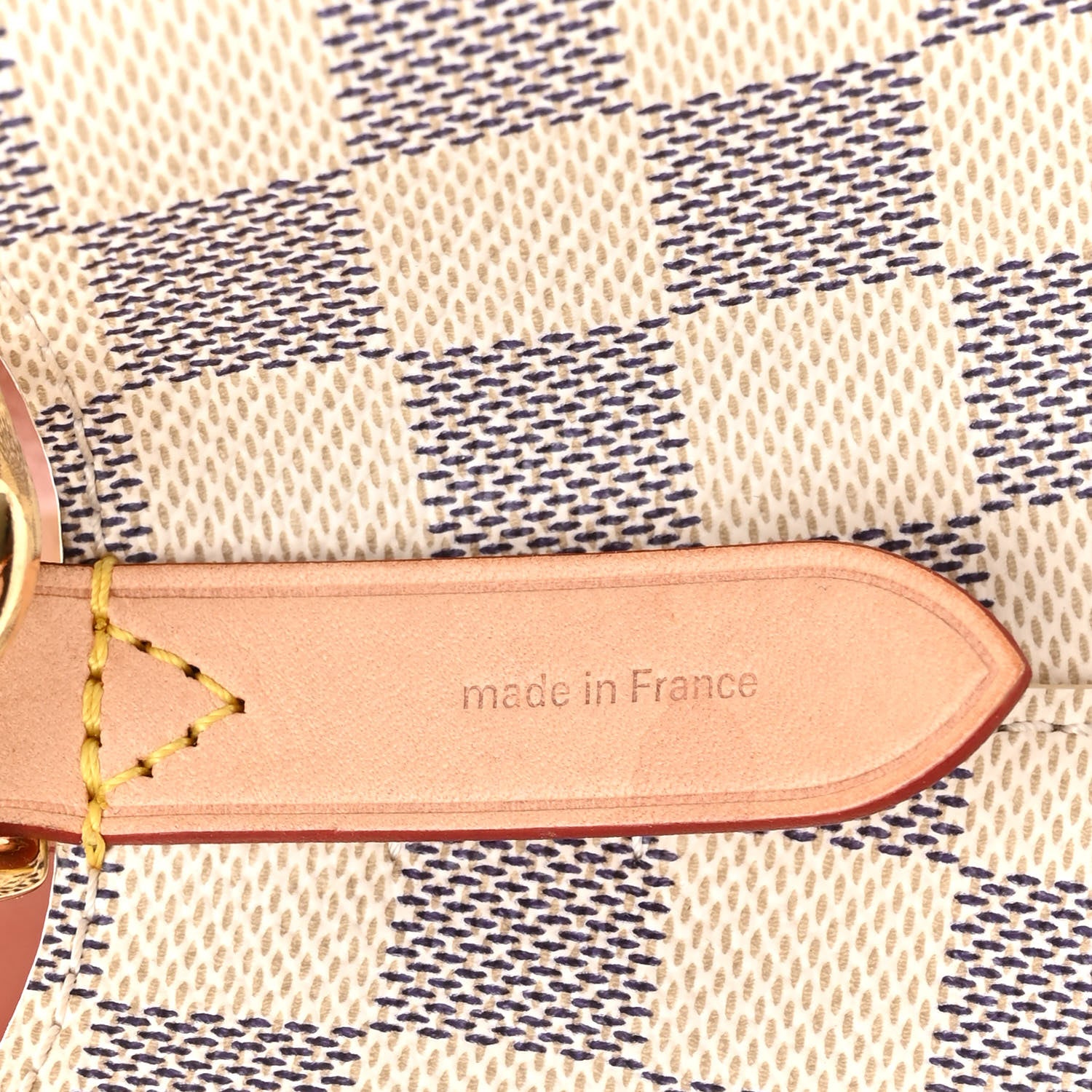 Louis Vuitton Damier Azur Braided Neonoe MM Peach Cream 8 of 11