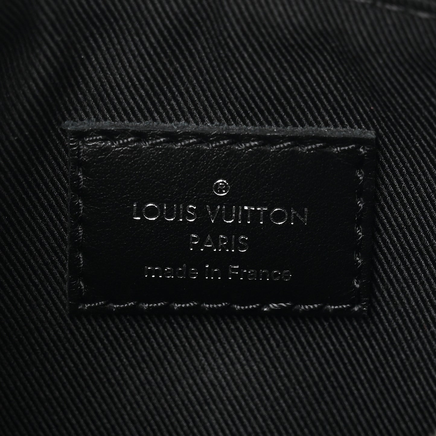 Reverse Monogram Eclipse Keepall XS Black