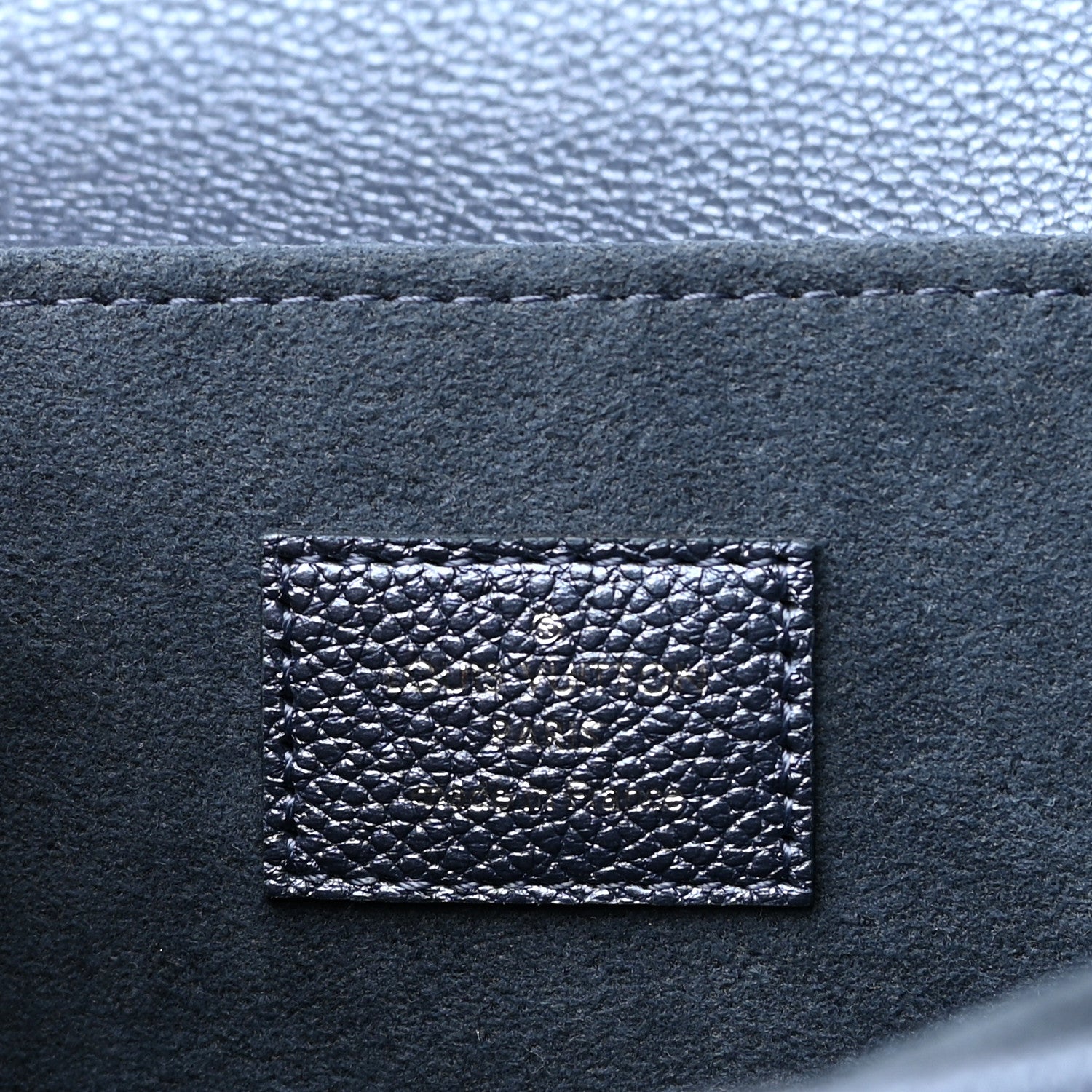 Louis Vuitton Metallic Empreinte Monogram Giant Pochette Metis Navy Nacre 6 of 9