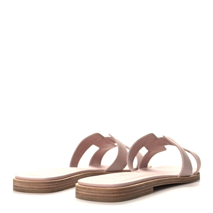 Hermes Epsom Oran Sandals 37 Rose Pale 4 of 8