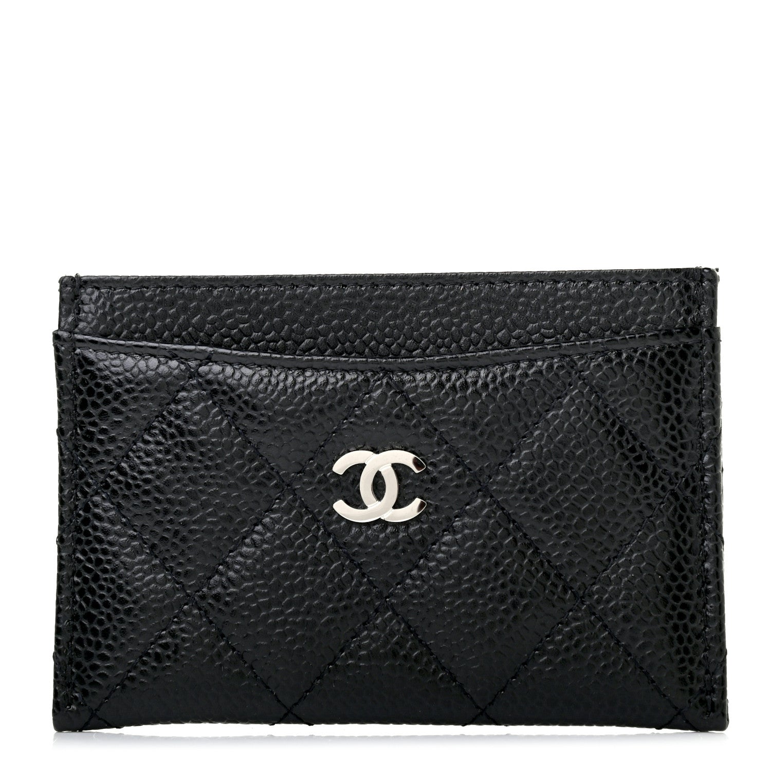 Chanel Caviar Quilted Card Holder Black 1 of 7