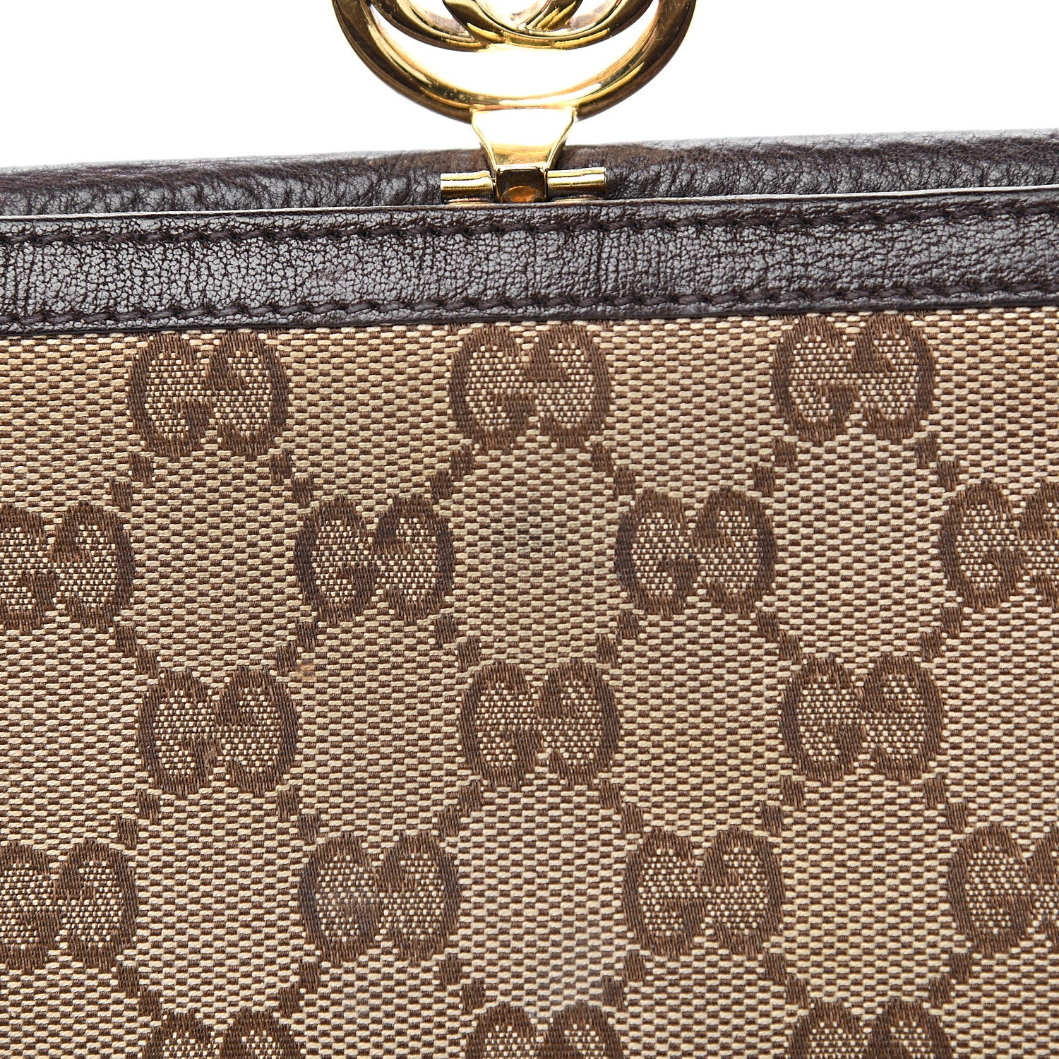 Gucci Monogram Interlocking GG Continental Wallet Dark Brown 8 of 10